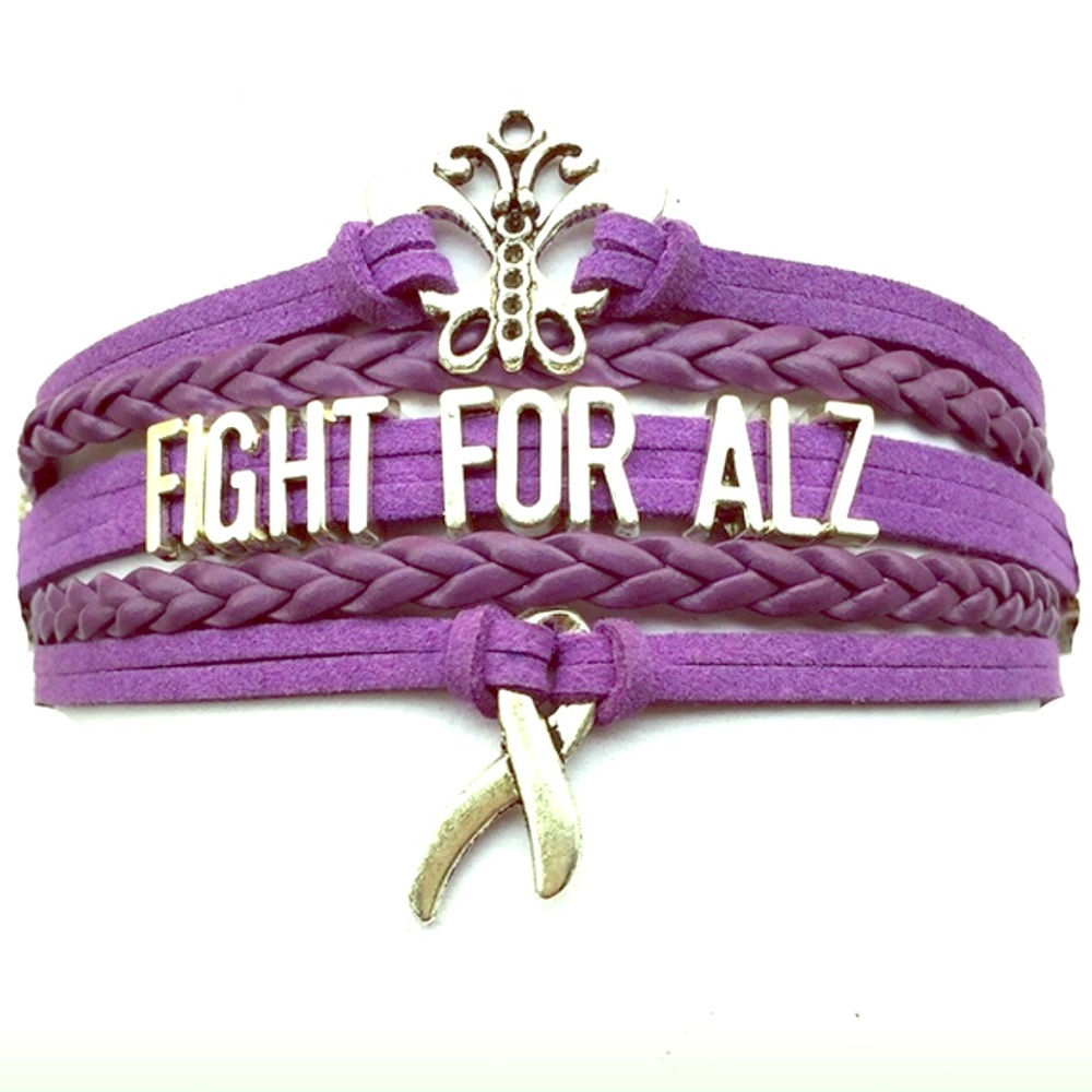 Alzheimer’s awareness bracelet